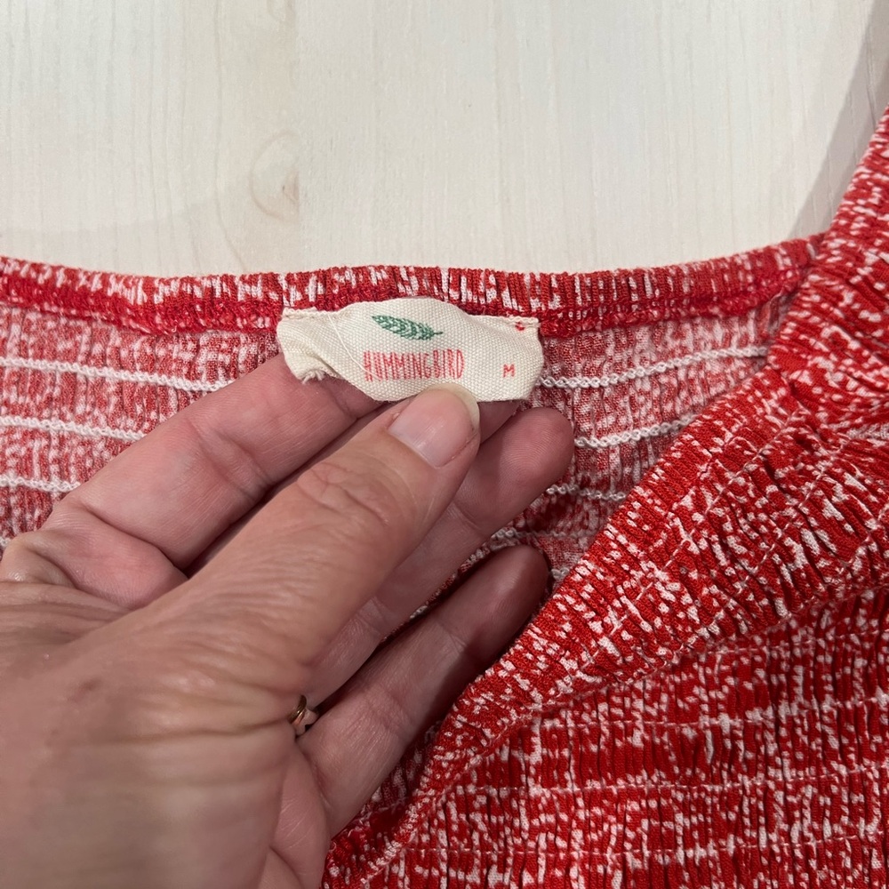 Hummingbird Smocked Top - Picture 3 of 4